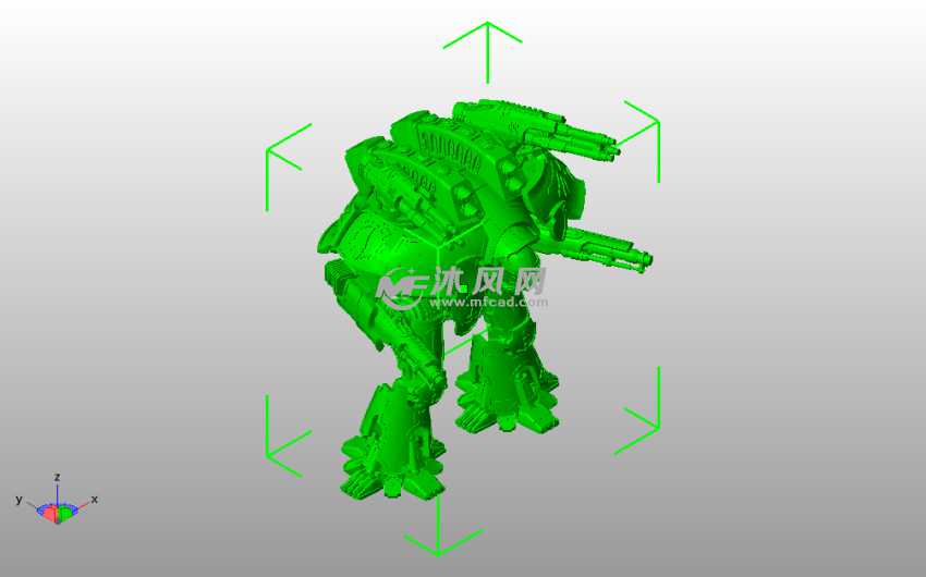 火星军阀泰坦斜视图