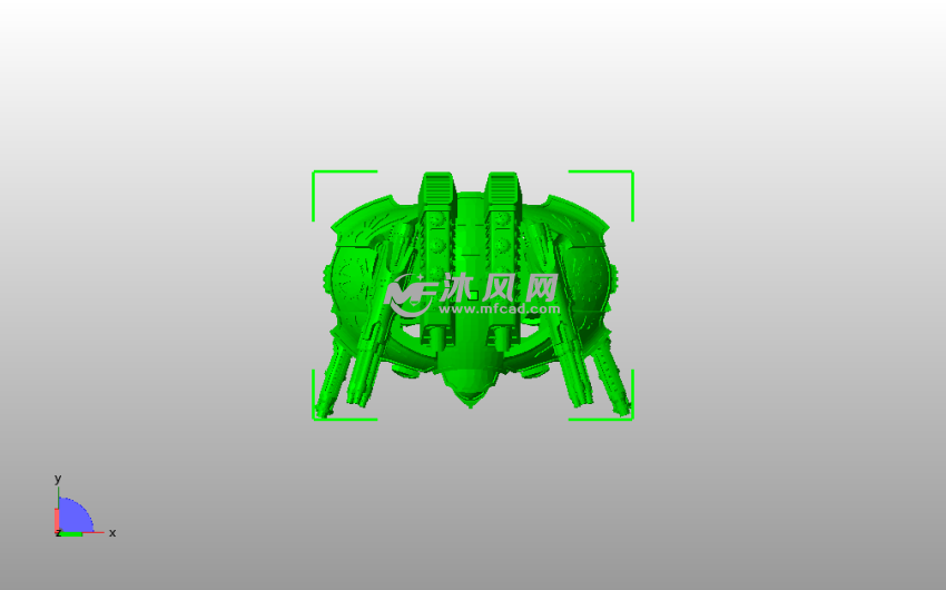 火星军阀泰坦俯视图