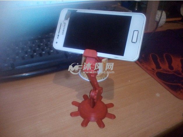 简单手机支架主视图