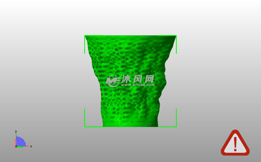 脚本生产的花瓶主视图