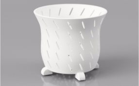 兰花形花盆效果图