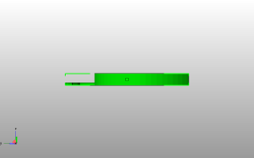 绿色小草头带侧视图