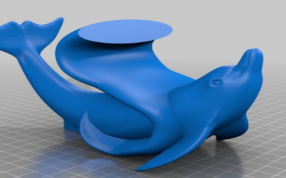 海豚手机支架-底座