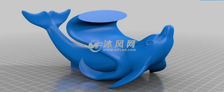 海豚手机支架-底座