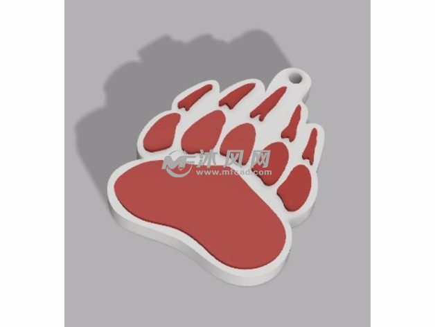  蒙大纳灰熊队钥匙链实物图