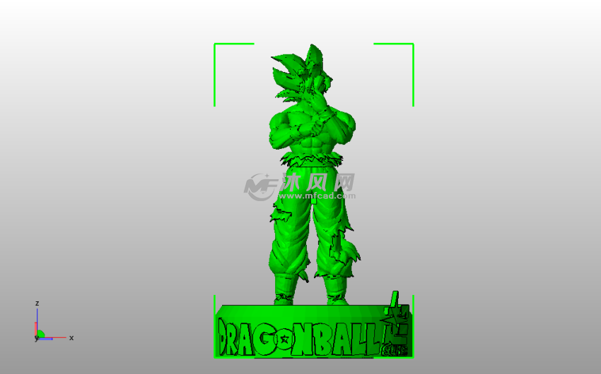 七龙珠孙悟空主视图