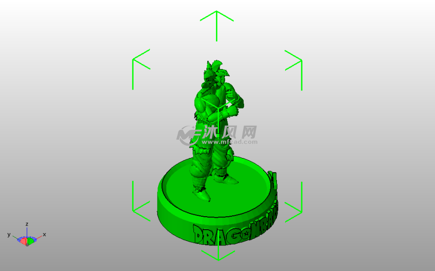 七龙珠孙悟空斜视图