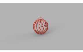 圣诞节线形球实物图