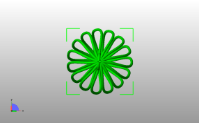 圣诞节线形球俯视图