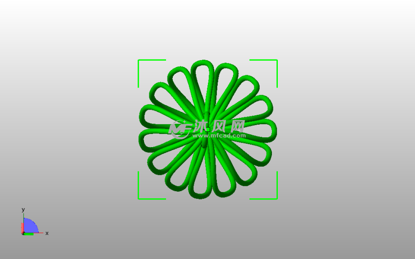 圣诞节线形球俯视图