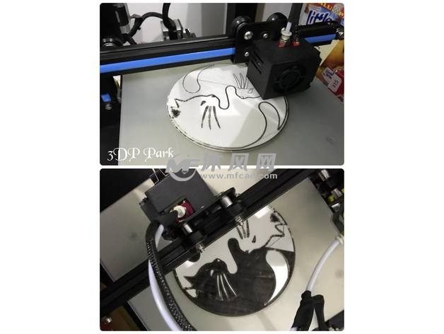 太极猫模型-打印图