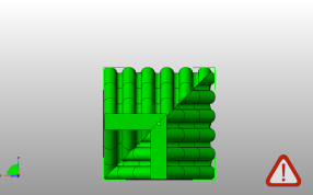 武士道墙体-墙俯视图