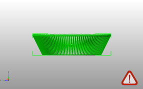 鲜花幼苗防护罩侧视图