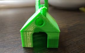 小教堂模型侧视图