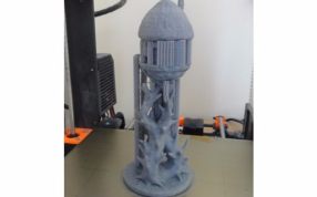 小树屋模型-主视图