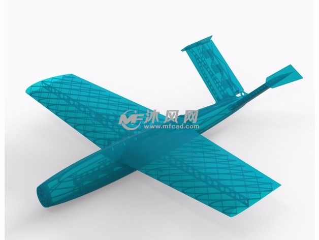  3D打印麻雀滑翔机结构图