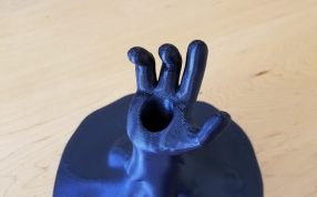 掌心处安装塔的槽