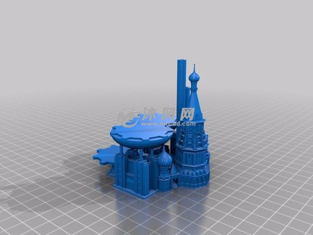  3D工厂模型模型图