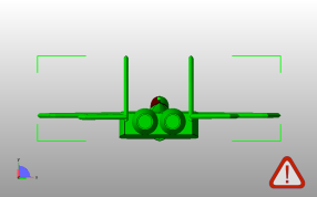 F-15战斗机后视图