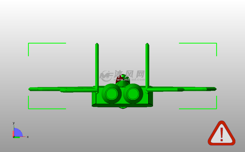 F-15战斗机后视图