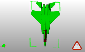 F-15战斗机俯视图