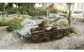 Type 95 Ha-Go坦克侧视图
