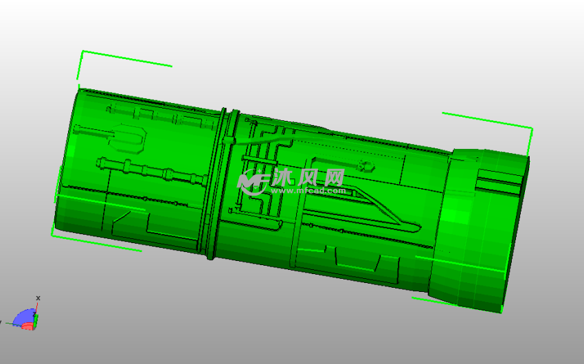 X翼星际战斗机机身
