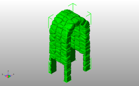 暗黑地牢门打开斜视图