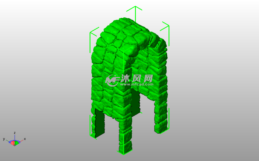 暗黑地牢门打开斜视图