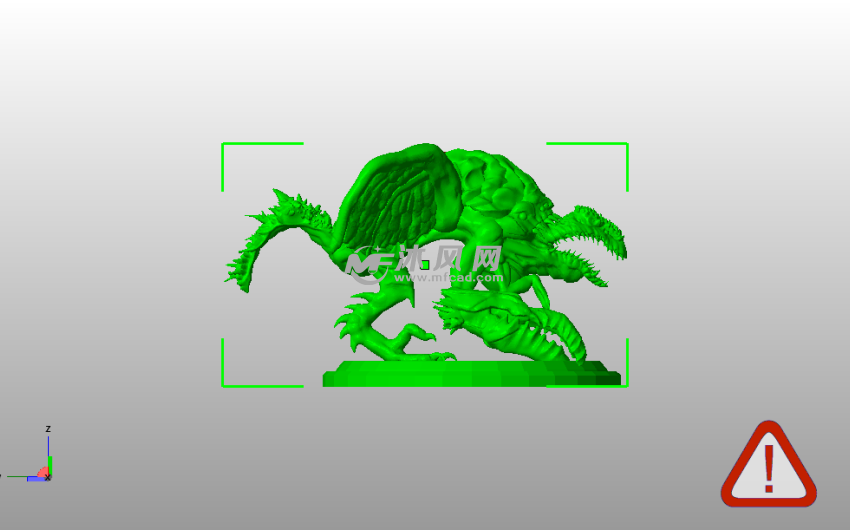 拜亚基模型侧视图