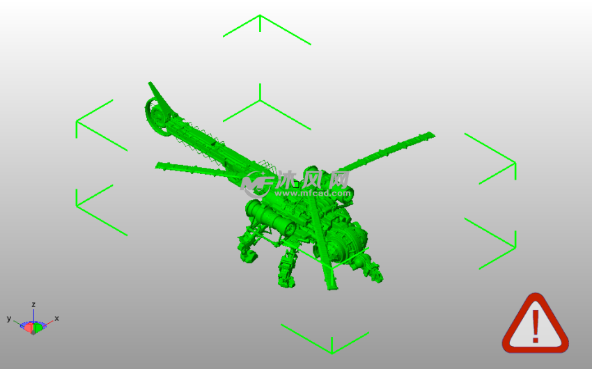 变形直升飞机斜视图