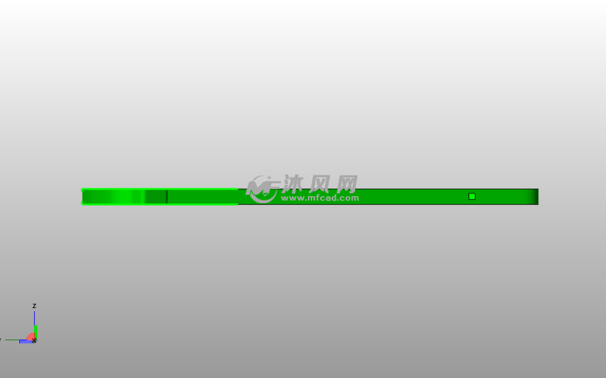 冰激凌书签主视图