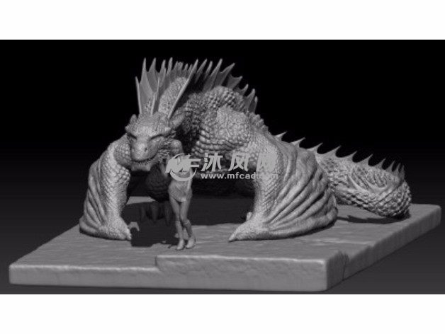 冰与火丹妮莉丝·坦格利安坐骑龙效果图