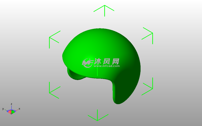 吃鸡游戏头盔斜视图