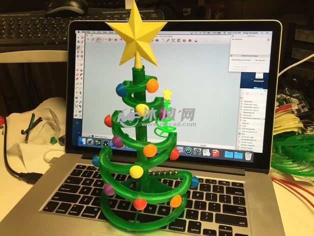 钢珠玄幻轨道圣诞树版