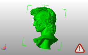 大卫T-800半身像侧视图