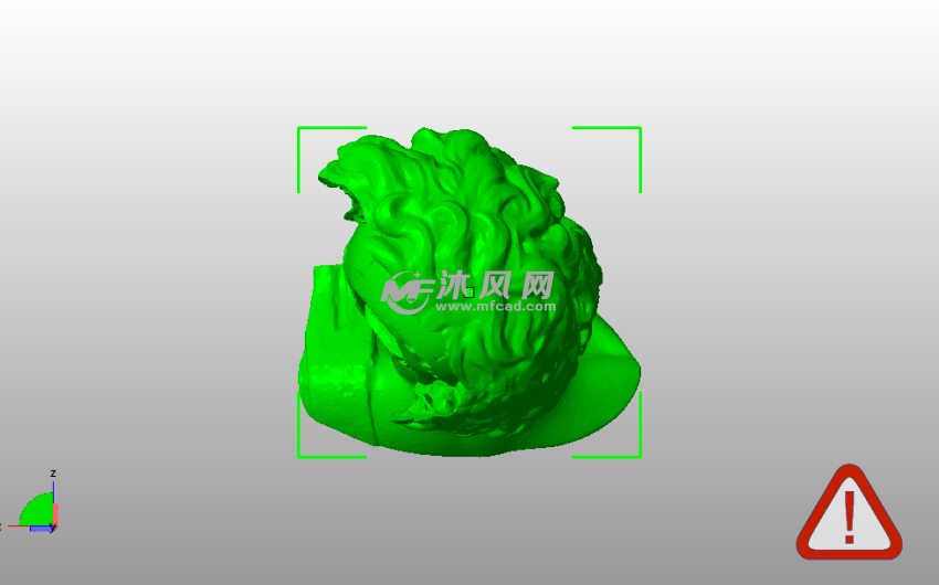 大卫T-800半身像俯视图