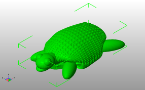 大乌龟模型斜视图