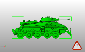 德军总部坦克侧视图