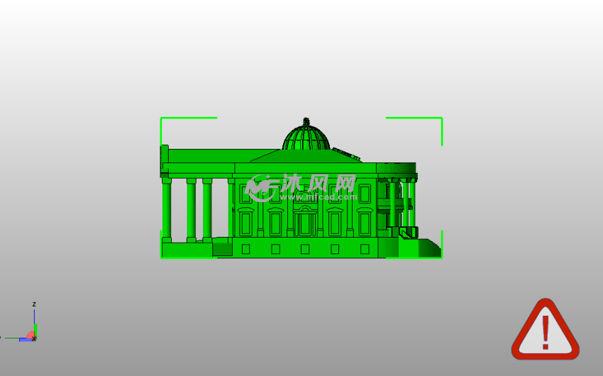 帝国总督办公楼侧视图