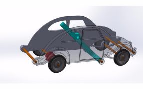 发射小汽车效果图