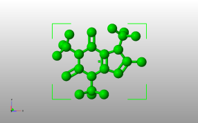 分子球形结构主视图