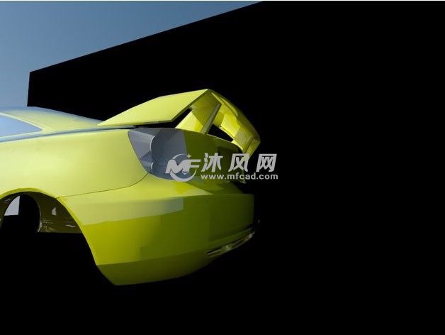 丰田Celica跑车尾部视图