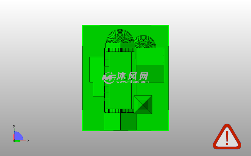 古埃及教堂俯视图