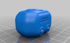 行走甜心机器人头