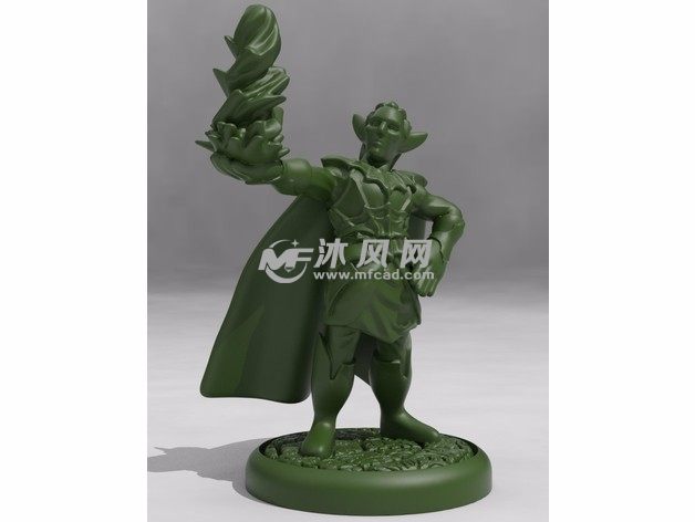 精灵装甲法师效果图