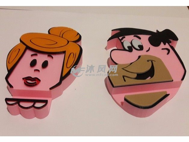 卡通手机支架实物图-没放手机