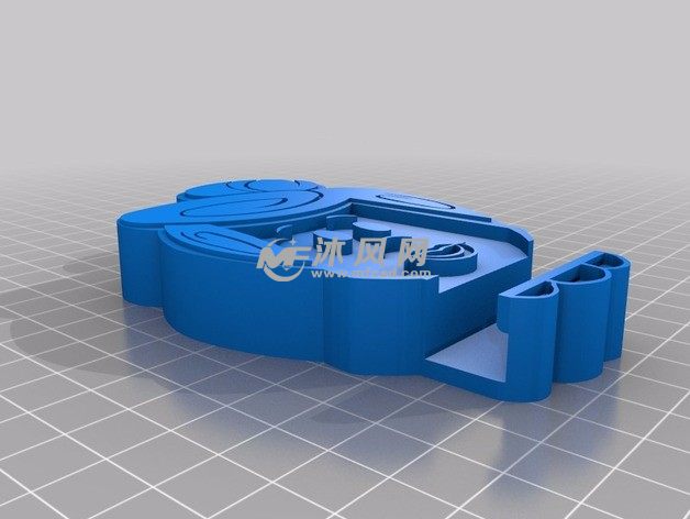 卡通手机支架模型图