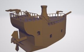 龙邪飞艇斜视图