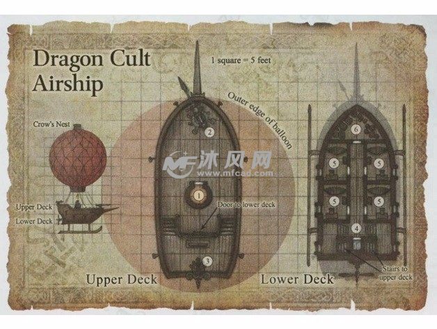 龙邪飞艇设计图